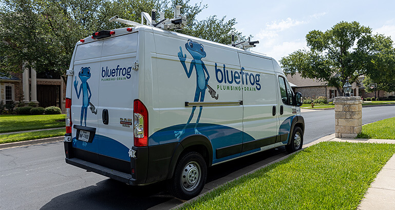 bluefrog service van